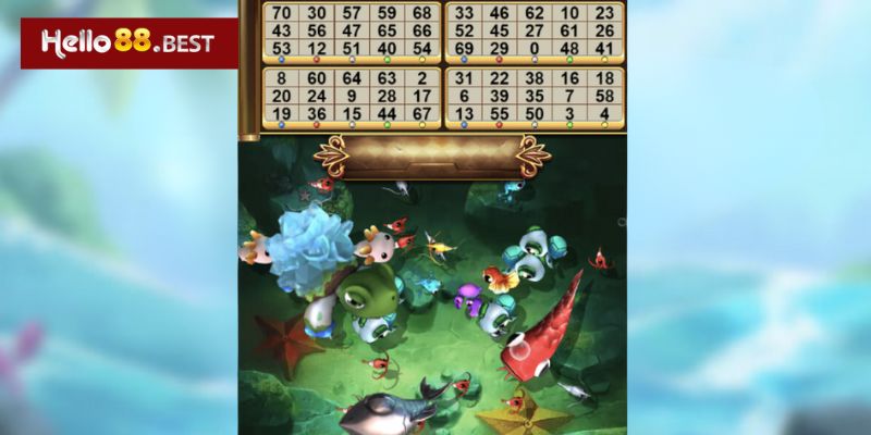 Đồ họa trong game Bingo Fishing