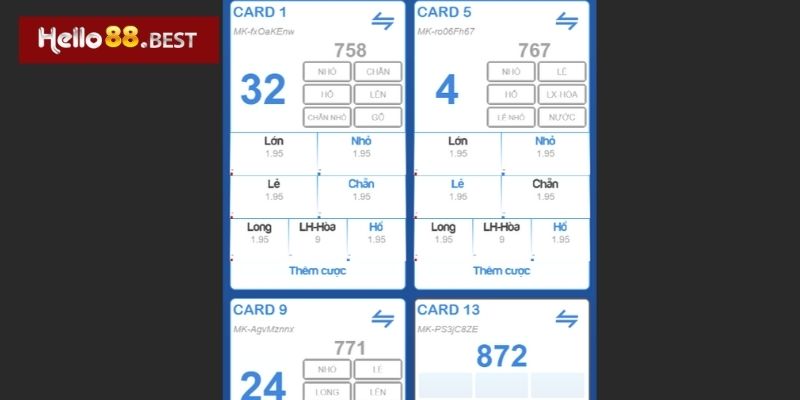 Những mẹo đánh bài Keno Hello88 luôn thắng áp đảo