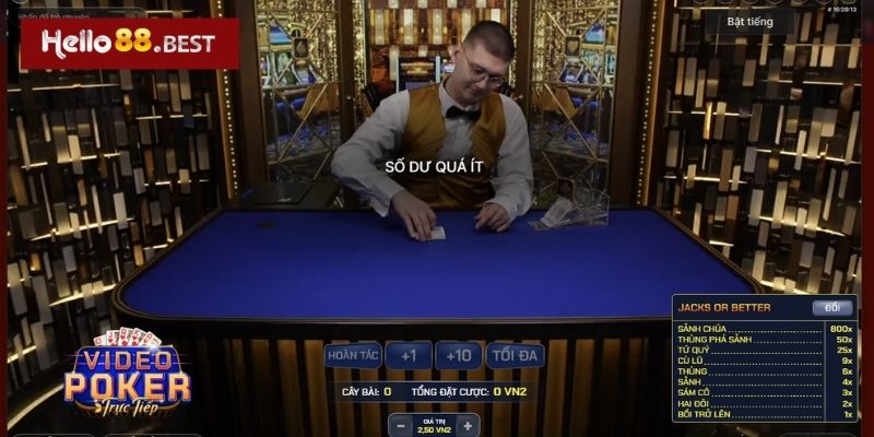 Bí kíp chinh phục Video Poker Hello88