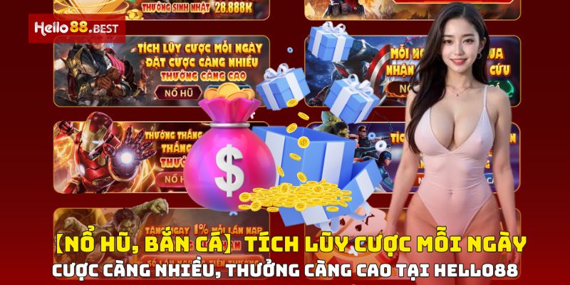 Hình 1: Nội dung chương trình【Nổ hũ, bắn cá】Tích lũy cược mỗi ngày, cược càng nhiều, thưởng càng cao